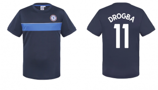 Chelsea FC Didier Drogba tréningové tričko tmavomodré detské