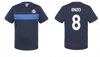 Chelsea FC Enzo Fernández tréningové tričko tmavomodré detské