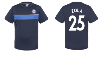 Chelsea FC Gianfranco Zola tréningové tričko tmavomodré detské