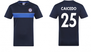 Chelsea FC Moisés Caicedo tréningové tričko modré pánske