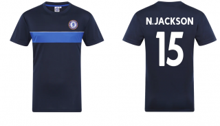 Chelsea FC Nicolas Jackson tréningové tričko modré pánske