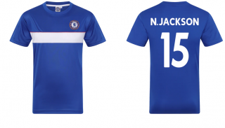 Chelsea FC Nicolas Jackson tréningové tričko modré pánske