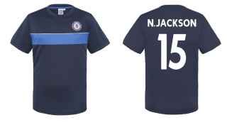 Chelsea FC Nicolas Jackson tréningové tričko tmavomodré detské