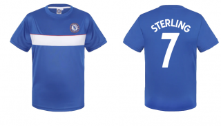 Chelsea FC Raheem Sterling tréningové tričko modré detské