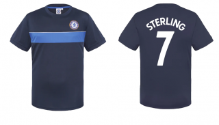 Chelsea FC Raheem Sterling tréningové tričko tmavomodré detské
