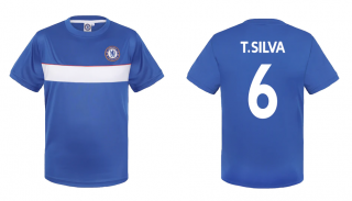 Chelsea FC Thiago Silva tréningové tričko modré detské