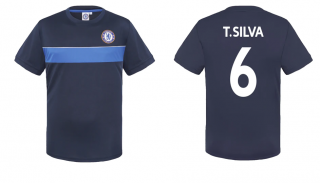 Chelsea FC Thiago Silva tréningové tričko tmavomodré detské