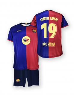 FC Barcelona LAMINE YAMAL set detský - dres + kraťasy (2024-2025) domáci - oficiálna replika
