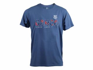 FC Barcelona tričko modré pánske - SKLADOM