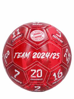 FC Bayern München - Bayern Mníchov lopta s podpismi 2024-2025
