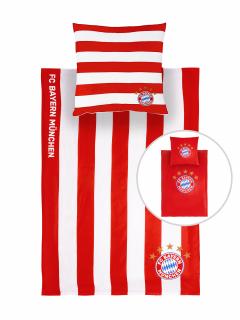 FC Bayern München - Bayern Mníchov obojstranné posteľné obliečky 155 x 220 cm