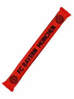 FC Bayern München - Bayern Mníchov pletený šál červeno-čierny - SKLADOM