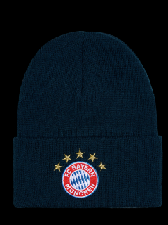 FC Bayern München - Bayern Mníchov zimná čiapka tmavomodrá detská - SKLADOM