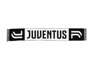 Juventus pletený šál bielo-čierny - SKLADOM