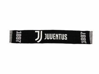Juventus pletený šál čierny - SKLADOM