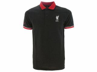 Liverpool FC polokošeľa čierna pánska - SKLADOM