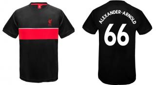Liverpool FC Trent Alexander-Arnold tréningové tričko čierne detské