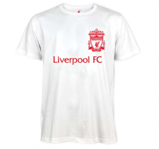 Liverpool FC tričko biele pánske - SKLADOM