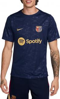 Nike FC Barcelona predzápasový dres tmavomodrý pánsky 2024-2025