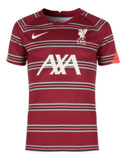 Nike Liverpool FC predzápasový dres červený detský 2021-2022