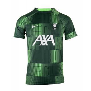 Nike Liverpool FC predzápasový dres zelený detský 2023-2024