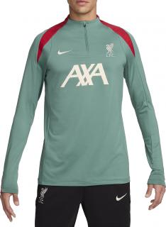 Nike Liverpool FC tréningová mikina zelená pánska 2024-2025