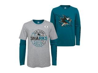 Outerstuff San Jose Sharks tričko detské 3 v 1