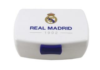 Real Madrid box na desiatu / obedár biely - SKLADOM