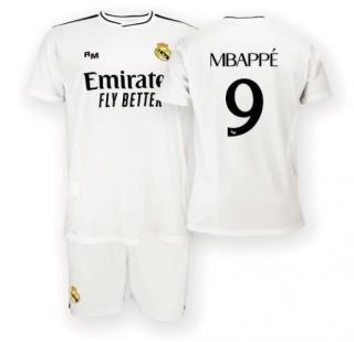 Real Madrid Kylian Mbappé set detský domáci - dres + kraťasy (2024-2025) - oficiálna replika - SKLADOM