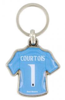 Real Madrid Thibaut Courtois kľúčenka / prívesok na kľúče - SKLADOM