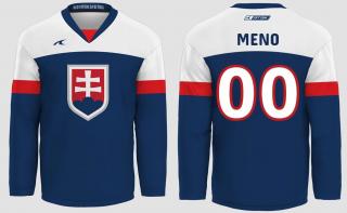 Slovakia Slovensko dres detský modrý s vlastným menom a číslom