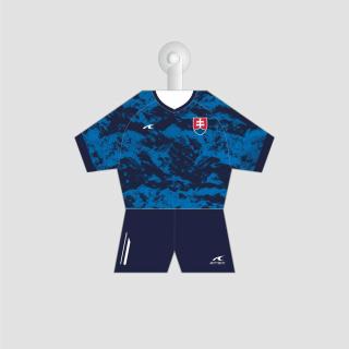 Slovakia Slovensko futbalový minidres modrý - SKLADOM