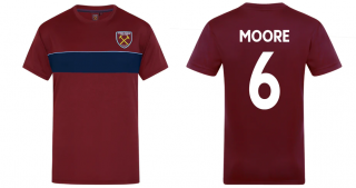 West Ham United FC Bobby Moore tričko bordové pánske