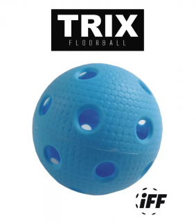 Florbalová loptička TRIX Farba: Modrá
