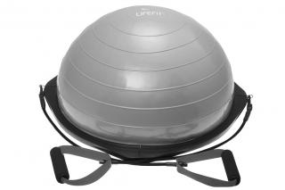 Balančná podložka LIFEFIT BALANCE BALL 58cm, strieborná