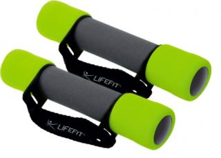 Činky molitanové s opaskom LIFEFIT PLUS 2x0,5 kg