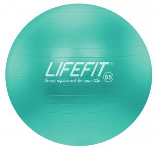 Gymnastická lopta LIFEFIT ANTI-BURST, 85cm,tyrkysová