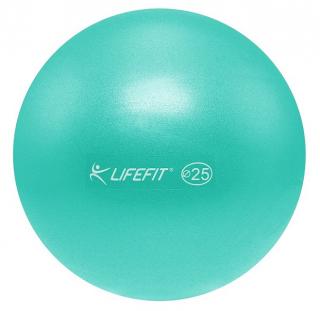 GYMNASTICKÁ LOPTA OVERBALL LIFEFIT, 25cm, tyrkysová