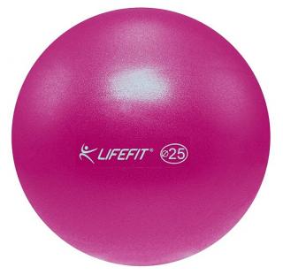 GYMNASTICKÁ LOPTA OVERBALL LIFEFIT MAT, 25cm, bordová