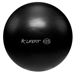 GYMNASTICKÁ LOPTA OVERBALL LIFEFIT MAT, 25cm, čierna