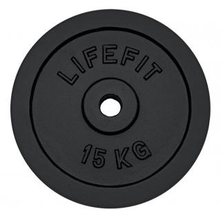 LIFEFIT kotúč kovový 15kg - 30mm