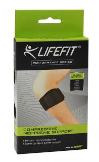 Neoprénová Bandáž LIFEFIT BN701 Epikondylárny-Tenisový lakeť