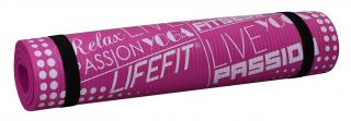 Podložka LIFEFIT YOGA MAT EXKLUZIV , 100x60x1cm, bordová