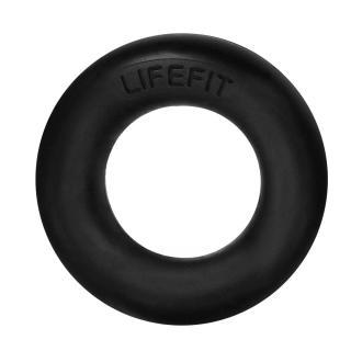 Posilňovač prstov LIFEFIT® RUBBER RING čierny