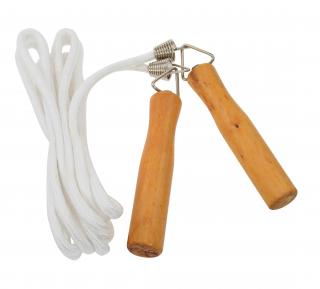 Švihadlo LIFEFIT WOOD ROPE, 280cm