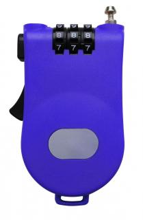 Zámok LIFEFIT MULTI 100x1,6mm, modrý