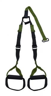 Závesný posilňovací systém LIFEFIT TRAINER nastaviteľný, army