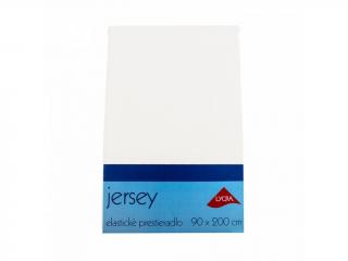 Prestieradlo Jersey Lycra 3% biele