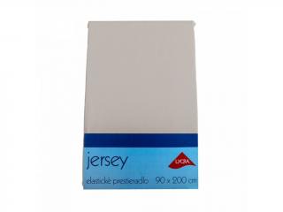 Prestieradlo Jersey Lycra 3% svetlosivé