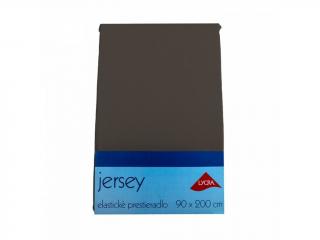 Prestieradlo Jersey Lycra 3% tmavosivé